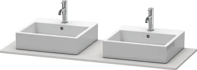 Image de Console Duravit XSquare, 2 découpes, 1400x16x550mm, XS063GB3939