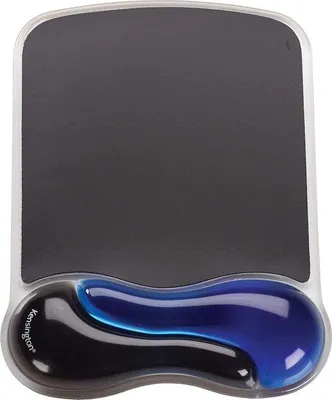 Produktbild von Gel-Optische Mausmat mit Pulssteuerung, Blau, Wellenmuster