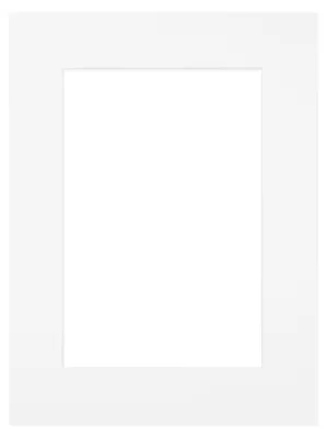 Image de Passe-partout blanc 40x50 cm ouverture 30x40 cm