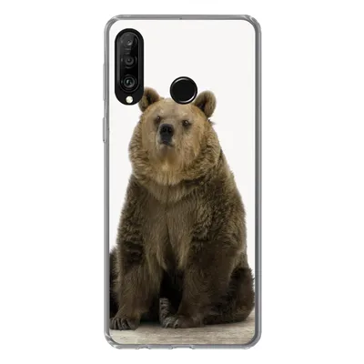 Produktbild von MuchoWow® Handyhülle Schutzhülle Hülle für Huawei P30 Lite Braunbär - Tiere - Bär - Niedlich - Jungen - Mädchen Silikon Softcase Handy Hülle - Handyhülle