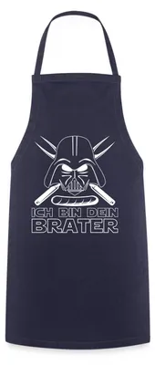 Produktbild von Spreadshirt Ich Bin Dein Brater Grill Humor Für Väter Kochschürze, One size, Navy