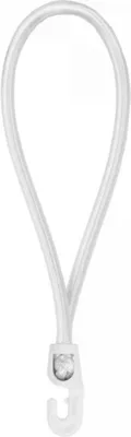 Produktbild von Spanngummi mit Haken in Weiß 40 cm