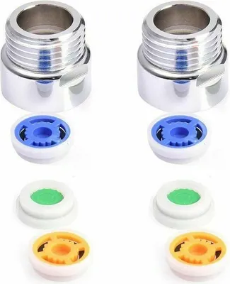 Produktbild von 2-teiliges Duschreduzierset, Durchflussbegrenzer für Küche, Esszimmer und Badezimmer