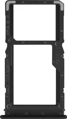 Obrázek produktu pro Clappio, náhradní držák SIM karty a karty Micro-SD pro Xiaomi Redmi Note 7, černý