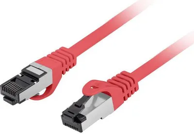Zdjęcie produktu dla Lanberg PCF8-10CU-0300-R, 3 m, Cat8.1, S/FTP (S-STP), RJ-45, RJ-45, Czerwony