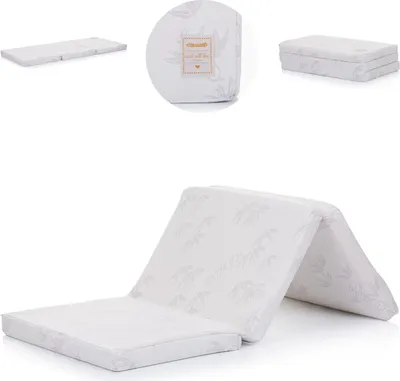 Image de CHIPOLINO Matelas pliant 120x60 cm bambou