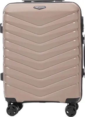 Produktbild von WINGS Phoenix Hartschalenkoffer 56x41x21 cm Braun | Ultraleicht, Wasserdicht, Teleskopgriff & Zahlenschloss