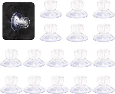 Image de Allecto Premium - Ventouses pour auvents et stores - 16 pièces - Haute adhérence - Couvre-roue - Ventouses en caoutchouc pour l'utilisation en plein air - bateau, camping-car et caravane - Chariot de commande