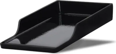 Produktbild von BBQ-Toro Gusseisen Grillplatte, 25,5 x 43,5 cm, BBQ Plancha emailliert, Grillpfanne, Grillschale