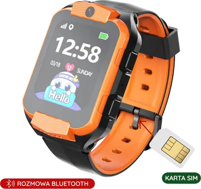 Immagine prodotto di Bambini in Smartwatch Pacific 32-3 Bambini - Arancione / Nero (SY028C)