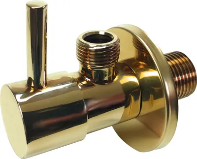Obrázok produktu pre Zlatý uhlový ventil 1/2 "x3/8"", keramická hlava