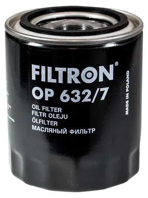 Produktbild von Ölfilter FILTRON OP 632/7 Anschraubfilter für HYUNDAI H-1 Travel (TQ) für KIA SORENTO I (JC)