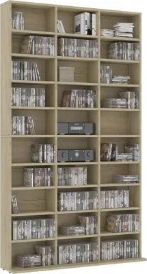 Produktbild von "Winter Sale" CD-Schrank Sonoma-Eiche 102x16x177,5cm Holzwerkstoff - clorisNeu479970 - CD- & DVD-Regale