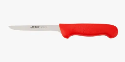 Ausbeinmesser 140 mm, NITRUM Edelstahl, roter PP-Griff