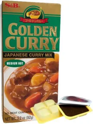 Immagine prodotto di S&B Golden Curry Curry giapponese mediamente piccante 92g