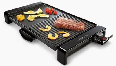 Produktbild von Sencor SBG 106BK, Schwarz, Tisch, Rost, 470 x 310 mm, 1 m, 220-240 V