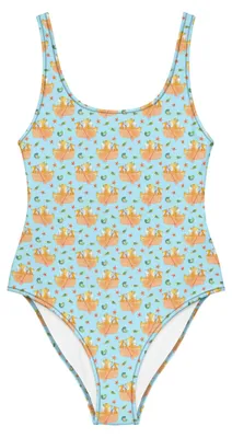 Produktbild von Mr. & Mrs. Panda Strandmode Fuchs Kanufahren Größe XXXL - Beige - Geschenk, Bademode, Kanutour, Badeanzug, Kanu Schule, Shape-Badeanzug, Swimsuit, Schwimmanzug, fahren