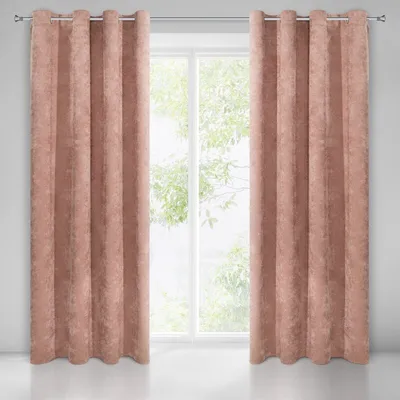Produktbild von Vorhang ANISA dunkelrosa 140x250 cm  Ösen Ösenvorhang
