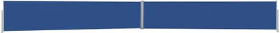 Produktbild von Ausziehbare Seitenmarkise 140x1200 cm Blau
