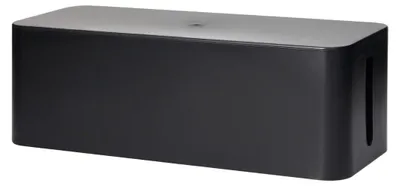 Produktbild von Kabelbox – Kabelmanagement – 407 x 134 x 154 mm – Schwarz