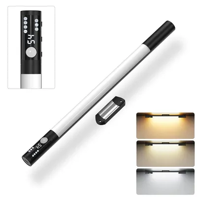 Produktbild von Smart LED-Nachtlicht für Schrank, Treppe & Zuhause, mit 3 Modi, 3 Farbtemperaturen, 4 Helligkeitsstufen, digitaler Anzeige, wiederaufladbar,PIR-Sensor