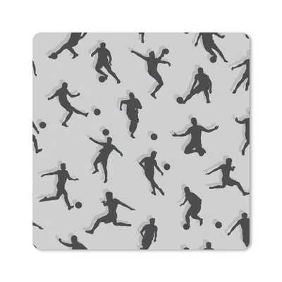 Produktbild von MuchoWow® Mauspad Mousepad Fußball - Sport - Muster 30x30 cm - Mousepads - Maus Mat - Pad - Mausunterlage - Gaming