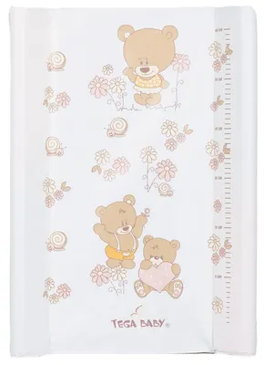 Image de Tapis à langer Tega Baby - Ours, beige