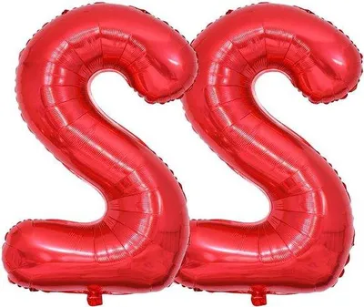 Immagine prodotto di Palloncini di compleanno da 22 pollici (101 cm) - Decorazioni per feste - Adatti all'elio