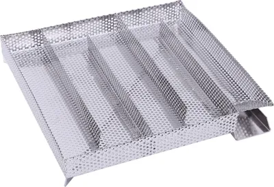 Produktbild von BBQ-Toro Kaltraucherzeuger für Sparbrand, Edelstahl Kaltrauchgenerator (27 x 26,5 cm)