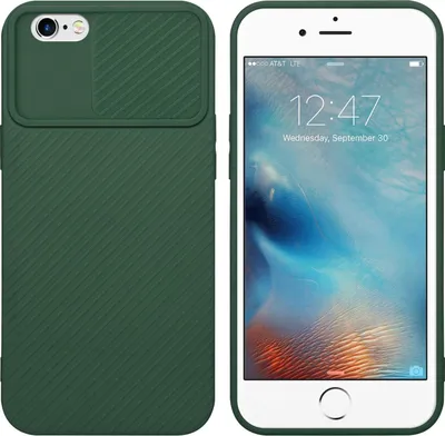 Produktbild von Cadorabo Hülle für Apple iPhone 6 / 6S Schutz Hülle in Grün Handyhülle TPU Etui Case Cover Kameraschutz