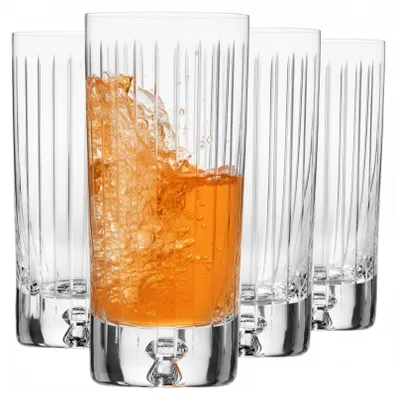 Image de Krosno – Verres à eau, jus et cocktails, 300 ml – Coffret de 4 – Collection Saga – K