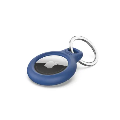 Produktbild von Belkin Schlüsselanhänger für Apple AirTag, blau   F8W973btBLU