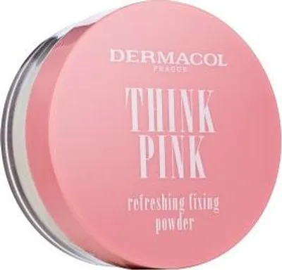 Obrázok produktu pre Dermacol Think Pink Osviežujúci fixačný púder pre zjednotenú a žiarivú pleť 10 g