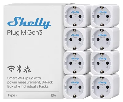 Productafbeelding van Slimme stekker met energiemeter, Wi-Fi & Matter-compatibel