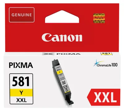 Image de Canon CLI-581Y XXL - Taille XXL - jaune - Original - Réservoir d'encre - pour PIXMA TR7550, TR8550, TS6150, TS6151, TS8150, TS8151, TS8152, TS9150, TS9155