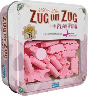 Produktbild von Zug um Zug: Play Pink – limitiertes Erweiterungsset für 2-5 Spieler