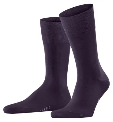 Imagen del producto de Calcetines para hombre FALKE modelo Tiago M, confeccionados con algodón de lana ecológica sostenible, de color liso, paquete de 1 par