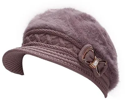 Productafbeelding van Winter Beanie - Gebreide Warme Muts - Bruin
