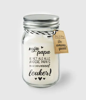 Produktbild von Duftkerze im Glas – Papa