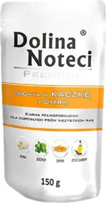 Zdjęcie produktu dla Dolina Noteci Mokra Karma dla Psa Premium Bogata w Kaczkę z Dynią 150g