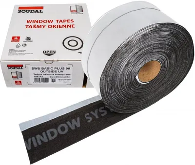 Produktbild von Soudal SWS Basic Plus Outside Fensteranschlussband 90mm x 30m vollklebend