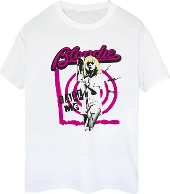 Produktbild von Blondie - "Call Me" T-Shirt für Damen BI22669 (XL) (Weiß)