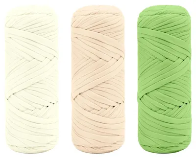 Produktbild von T-Shirt Garn 600g 3er Pack (je 200g/75m) Polyester zum Häkeln & Stricken