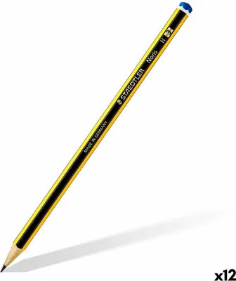Zdjęcie produktu dla Staedtler Noris 120, H, Czarny, Żółty, PEFC, 2 mm, 1 szt., Niemcy