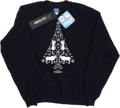 Produktbild von Disney - "Frozen" Sweatshirt für Damen BI6175 (XXL) (Schwarz)