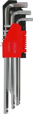 Produktbild von Awtools Innensechskantschlüssel Black Line 9St/Kugel