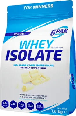 Zdjęcie produktu dla 6Pak Whey Isolate 1800G White Chocolate
