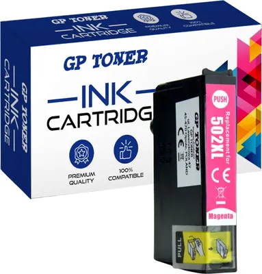 Produktbild von Druckerpatronen Kompatible für Epson 502 XL WF2860 DWF WF2865DWF XP-5100 XP-5105 Magenta