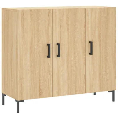 Immagine prodotto di Credenza Rovere Sonoma 90x34x80 cm in Legno Multistrato