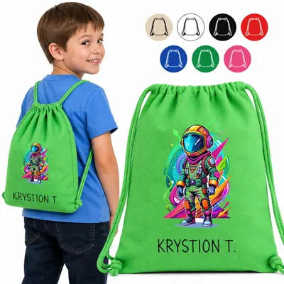 Obrázok produktu pre Taška Na Šport - Kosmonaut, Zelená Kombineza, Neón